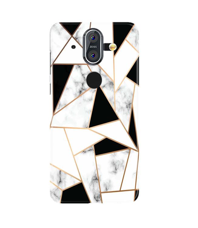 Marble Texture Mobile Back Case for Nokia 9 (Design - 322)