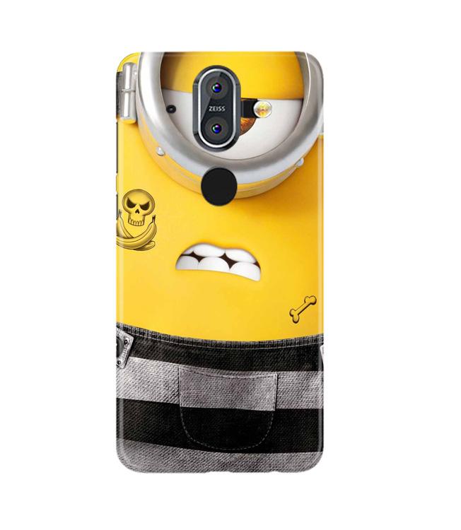 Minion Mobile Back Case for Nokia 8 (Design - 324)