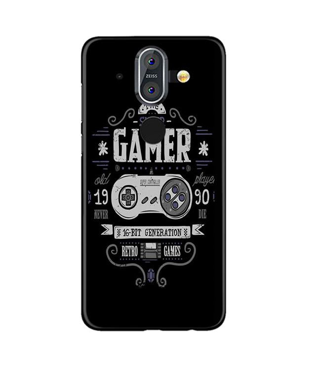 Gamer Mobile Back Case for Nokia 8 (Design - 330)