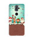 Santa Claus Mobile Back Case for Nokia 8 (Design - 334)