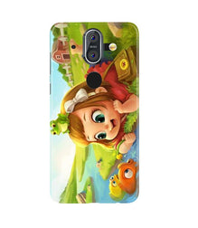 Baby Girl Mobile Back Case for Nokia 9 (Design - 339)