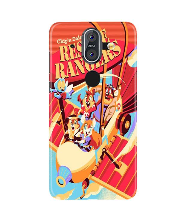Rescue Rangers Mobile Back Case for Nokia 8 (Design - 341)