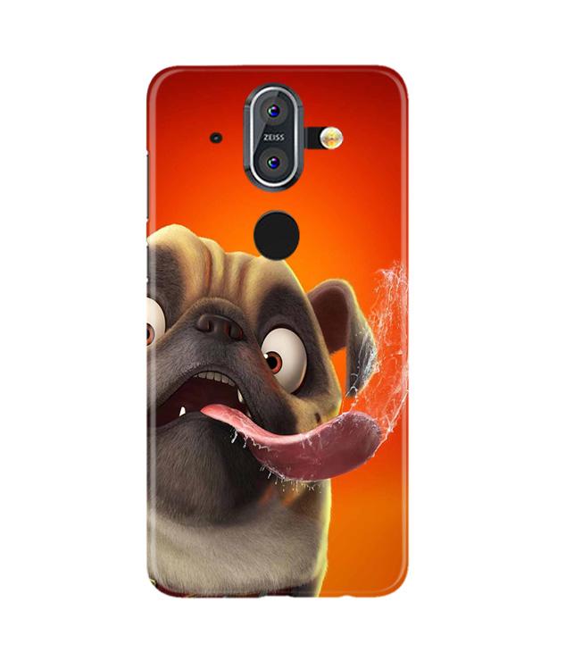 Dog Mobile Back Case for Nokia 8 (Design - 343)