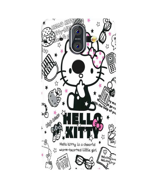 Hello Kitty Mobile Back Case for Nokia 8 (Design - 361)