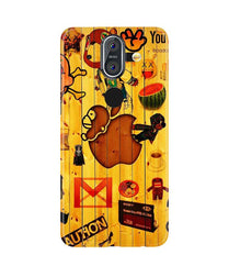 Wooden Texture Mobile Back Case for Nokia 9 (Design - 367)