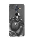 Royal Enfield Mobile Back Case for Nokia 9 (Design - 382)