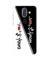 Love Mom Dad Mobile Back Case for Nokia 9 (Design - 385)