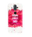 Good Vibes Only Mobile Back Case for Nokia 9 (Design - 393)