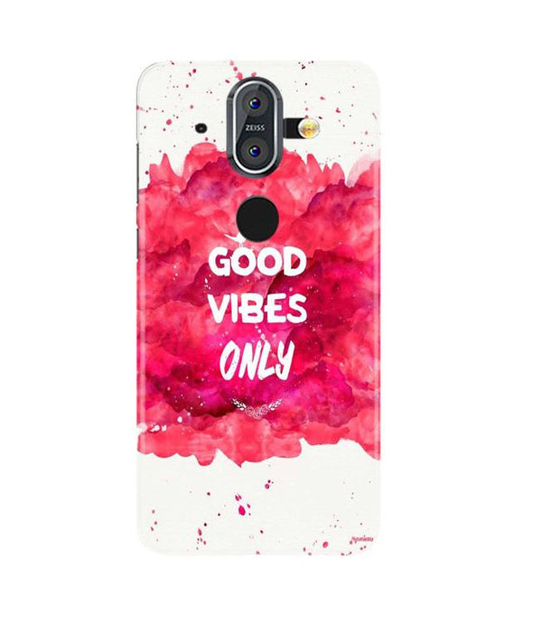 Good Vibes Only Mobile Back Case for Nokia 9 (Design - 393)