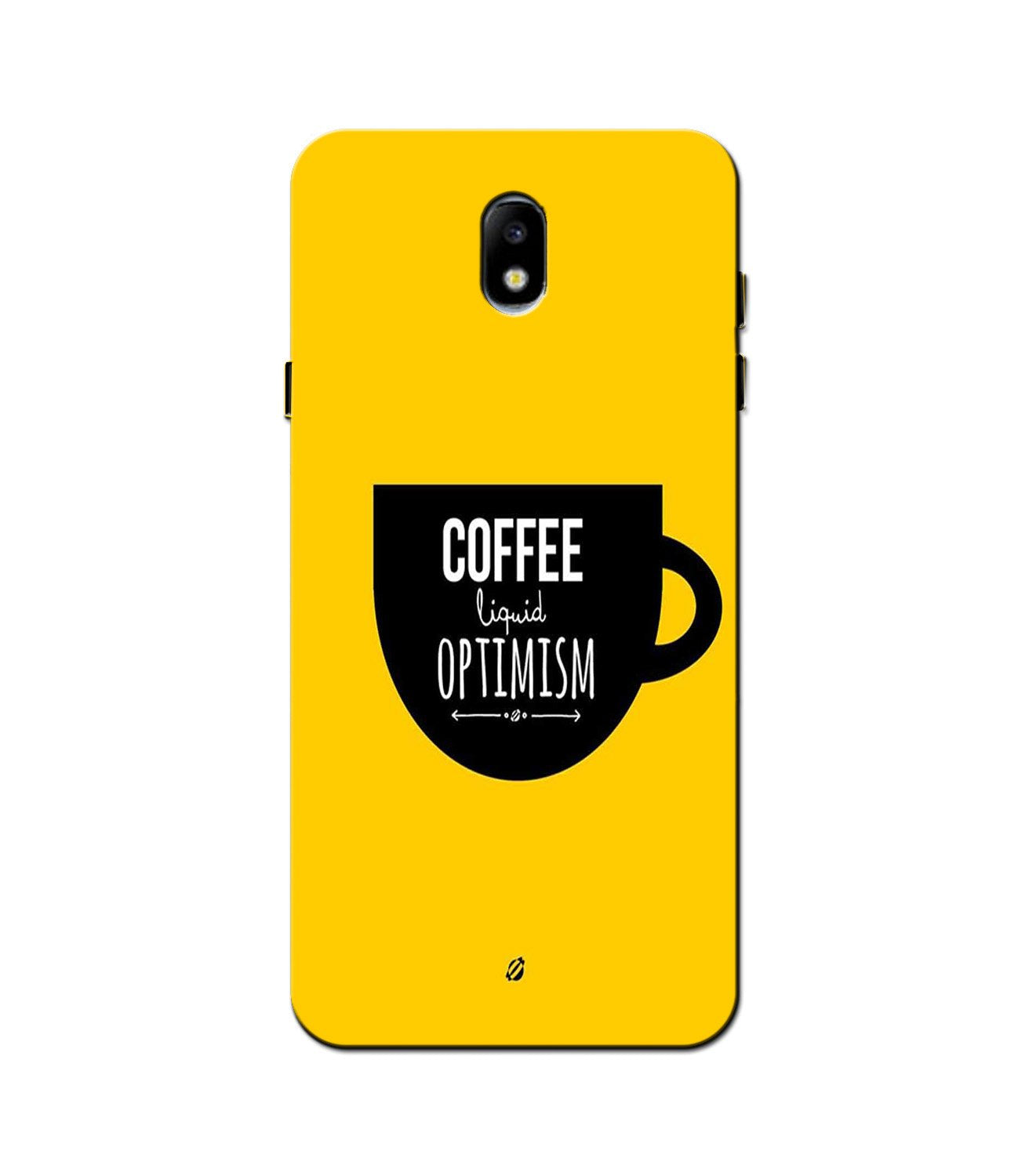Coffee Optimism Mobile Back Case for Nokia 2 (Design - 353)