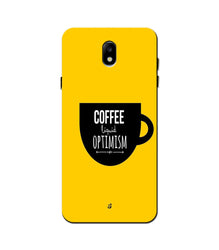 Coffee Optimism Mobile Back Case for Nokia 2 (Design - 353)