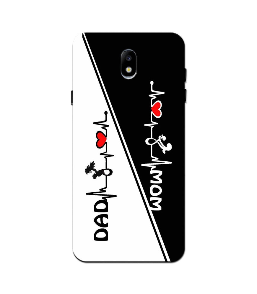 Love Mom Dad Mobile Back Case for Nokia 2 (Design - 385)