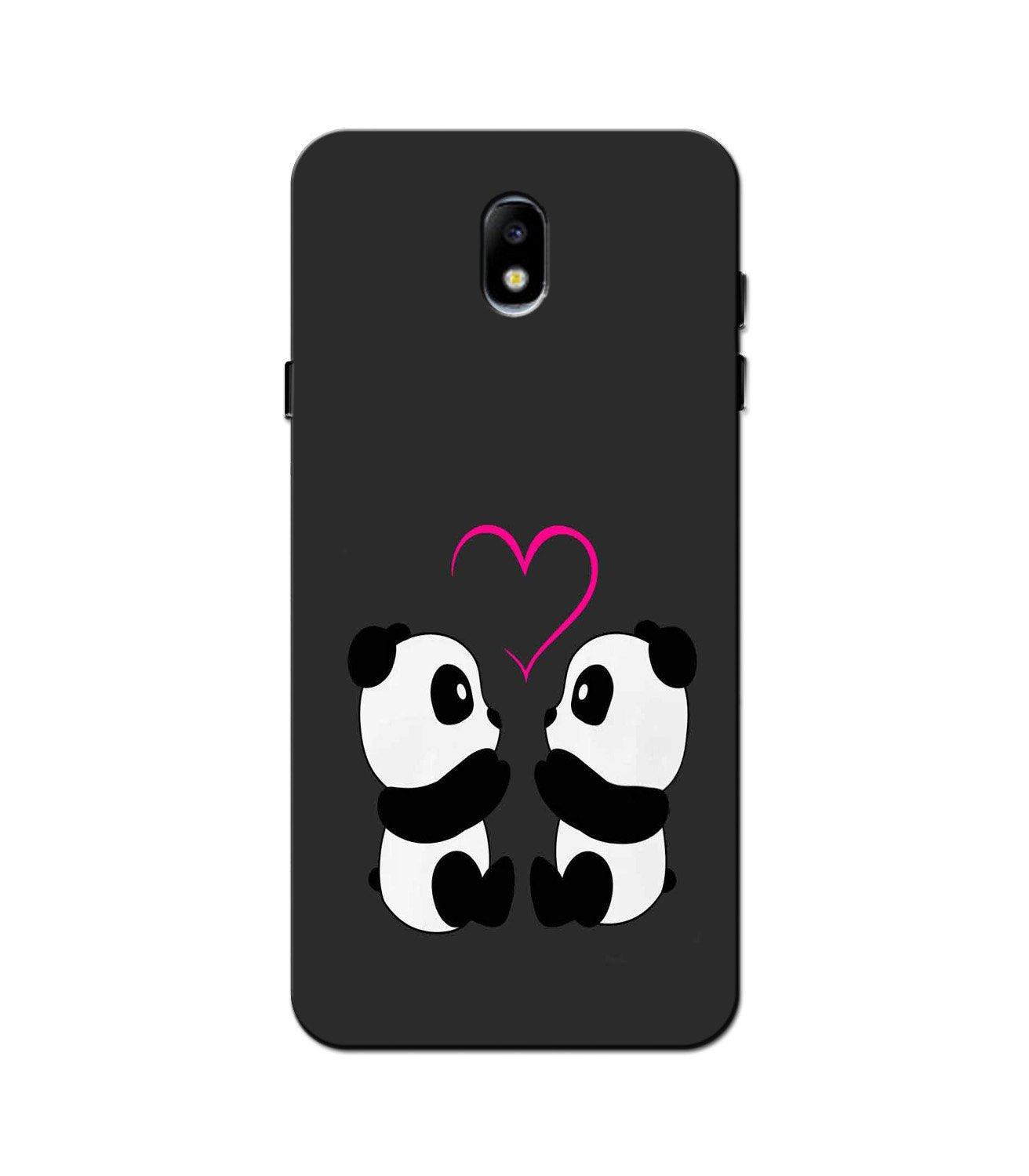 Panda Love Mobile Back Case for Nokia 2 (Design - 398)