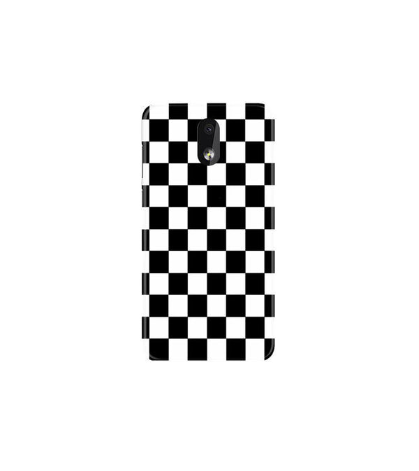 Black White Boxes Mobile Back Case for Nokia 2.2 (Design - 372)