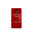Everything Happens Reason Mobile Back Case for Nokia 2.2 (Design - 378)