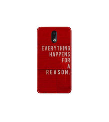 Everything Happens Reason Mobile Back Case for Nokia 2.2 (Design - 378)