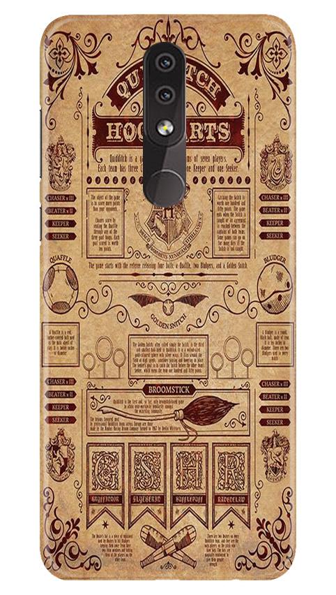 Hogwarts Mobile Back Case for Nokia 7.1 (Design - 304)