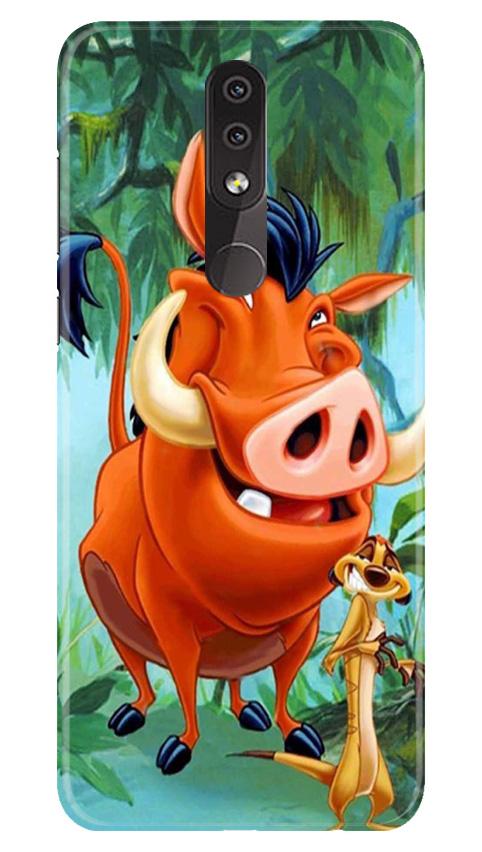 Timon and Pumbaa Mobile Back Case for Nokia 6.1 Plus (Design - 305)