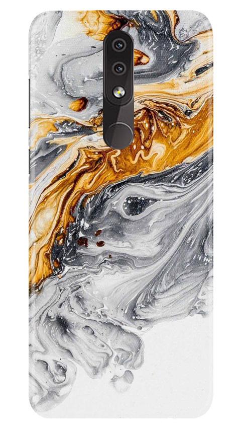 Marble Texture Mobile Back Case for Nokia 6.1 Plus (Design - 310)