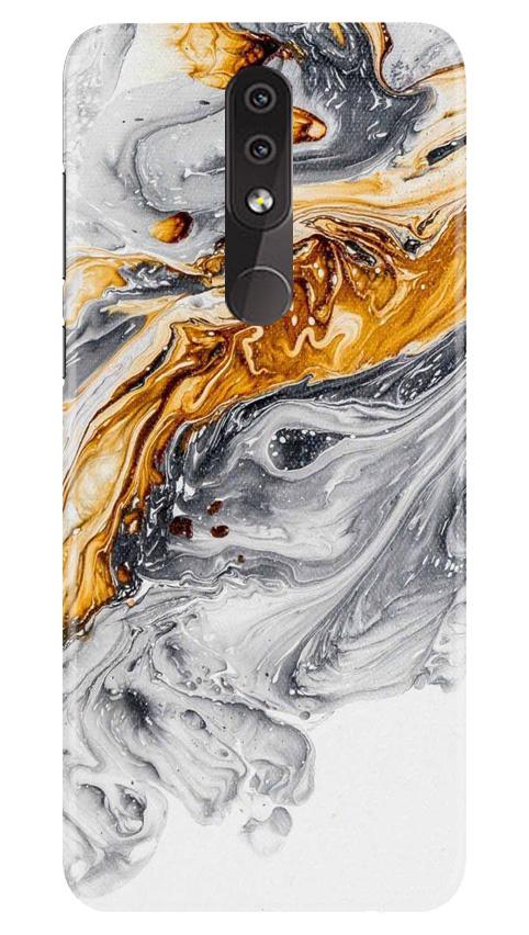 Marble Texture Mobile Back Case for Nokia 7.1 (Design - 310)