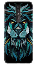 Lion Mobile Back Case for Nokia 5.1 Plus (Design - 314)