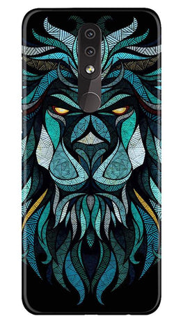 Lion Mobile Back Case for Nokia 6.1 Plus (Design - 314)