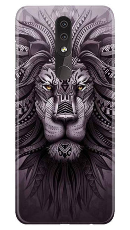 Lion Mobile Back Case for Nokia 6.1 Plus (Design - 315)