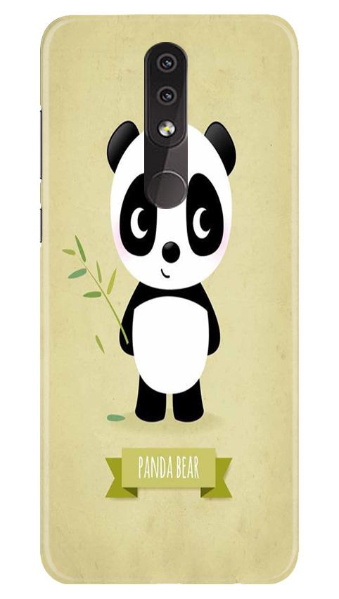 Panda Bear Mobile Back Case for Nokia 6.1 Plus (Design - 317)