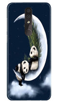 Panda Moon Mobile Back Case for Nokia 5.1 Plus (Design - 318)