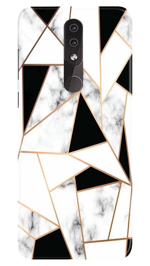 Marble Texture Mobile Back Case for Nokia 7.1 (Design - 322)