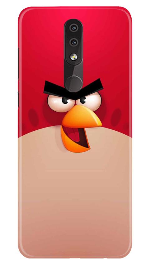 Angry Bird Red Mobile Back Case for Nokia 7.1 (Design - 325)