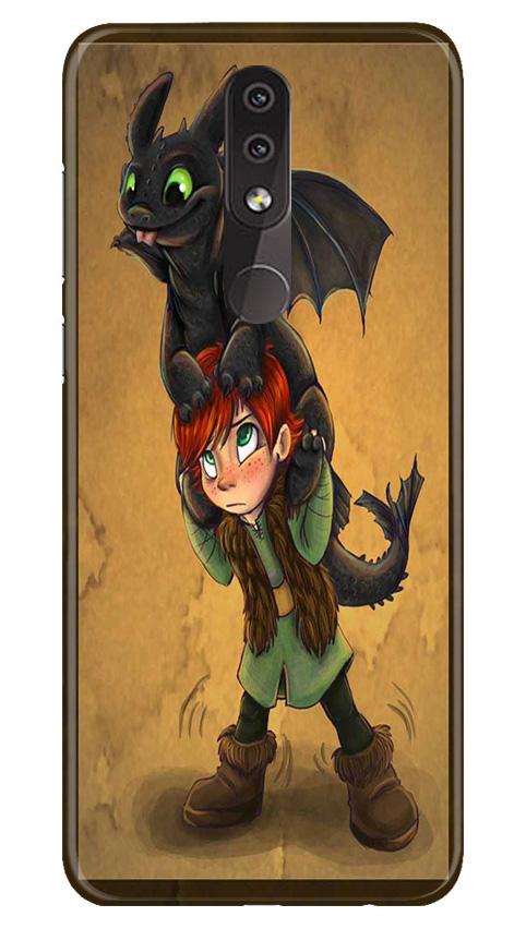 Dragon Mobile Back Case for Nokia 6.1 Plus (Design - 336)