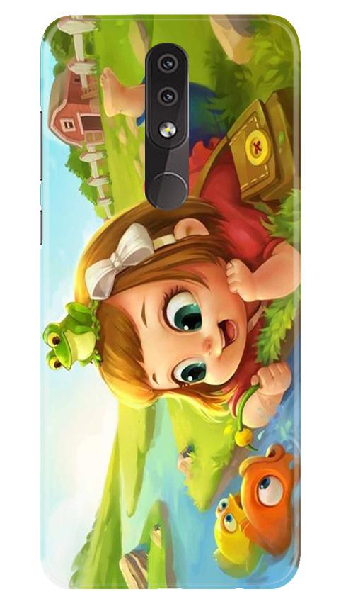 Baby Girl Mobile Back Case for Nokia 6.1 Plus (Design - 339)