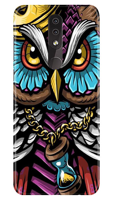 Owl Mobile Back Case for Nokia 6.1 Plus (Design - 359)