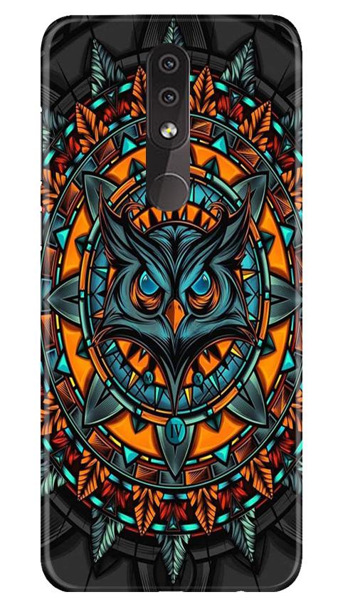 Owl Mobile Back Case for Nokia 7.1 (Design - 360)