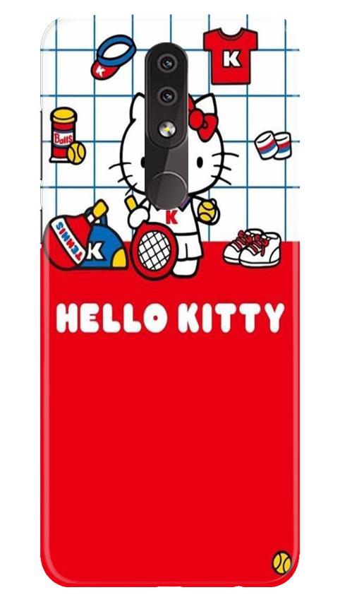 Hello Kitty Mobile Back Case for Nokia 6.1 Plus (Design - 363)