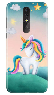 Unicorn Mobile Back Case for Nokia 6.1 Plus (Design - 366)