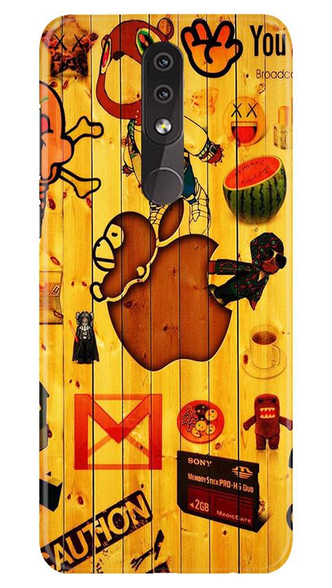 Wooden Texture Mobile Back Case for Nokia 7.1 (Design - 367)
