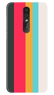 Color Pattern Mobile Back Case for Nokia 7.1 (Design - 369)