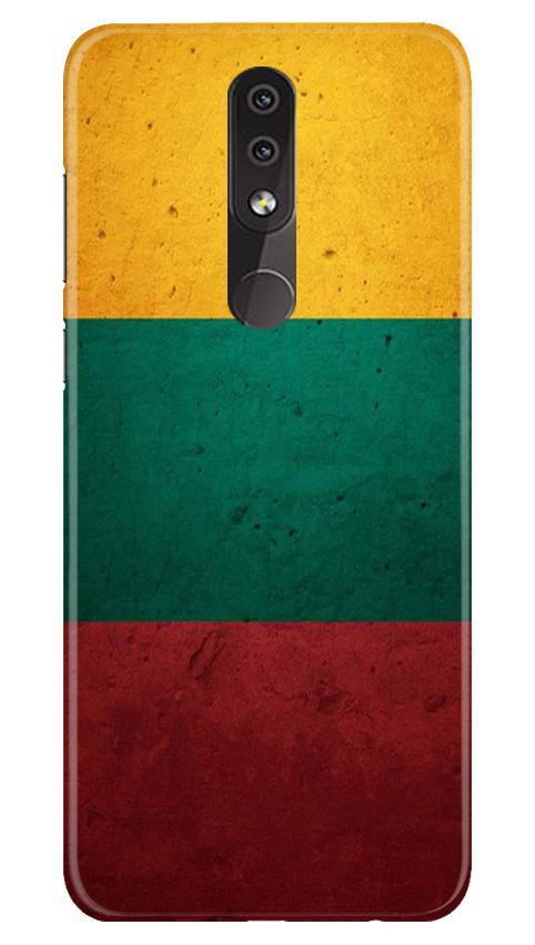 Color Pattern Mobile Back Case for Nokia 7.1 (Design - 374)