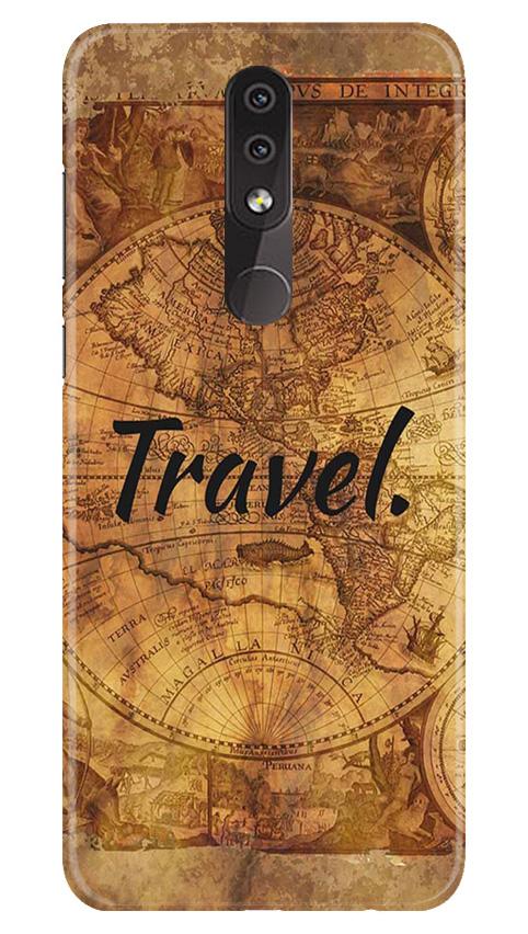 Travel Mobile Back Case for Nokia 7.1 (Design - 375)