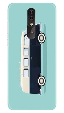 Travel Bus Mobile Back Case for Nokia 7.1 (Design - 379)