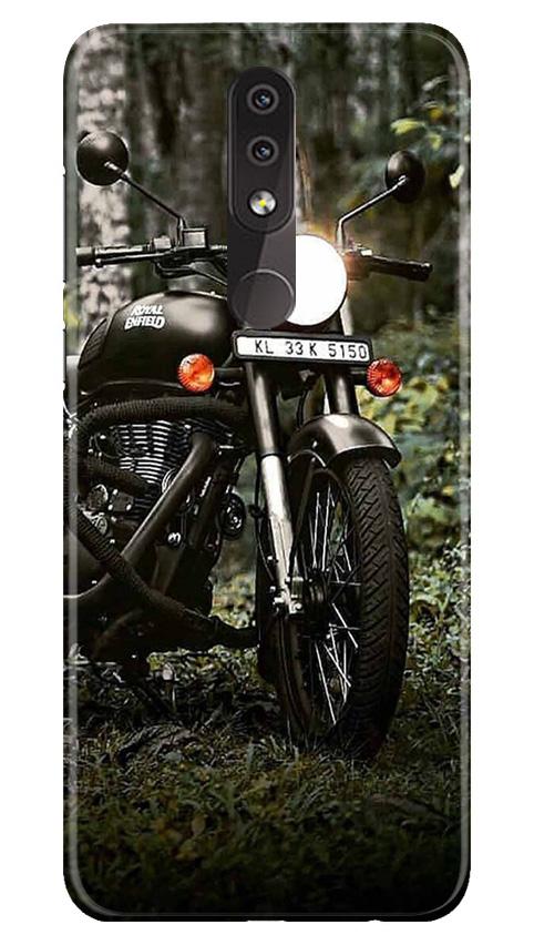Royal Enfield Mobile Back Case for Nokia 7.1 (Design - 384)