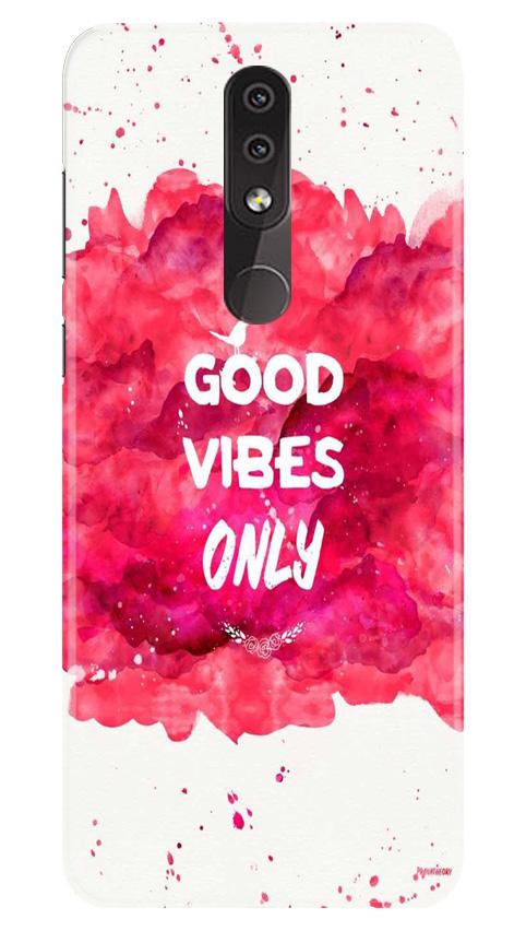 Good Vibes Only Mobile Back Case for Nokia 7.1 (Design - 393)
