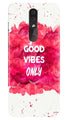 Good Vibes Only Mobile Back Case for Nokia 3.2 (Design - 393)