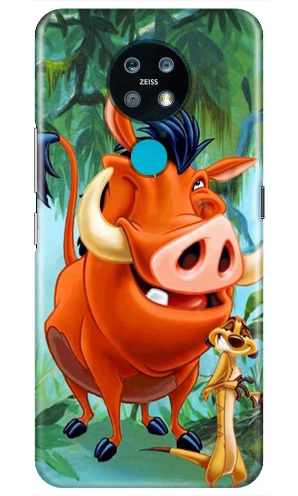 Timon and Pumbaa Mobile Back Case for Nokia 7.2 (Design - 305)