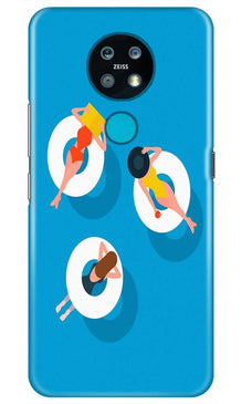 Girlish Mobile Back Case for Nokia 7.2 (Design - 306)