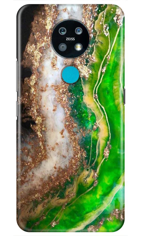 Marble Texture Mobile Back Case for Nokia 7.2 (Design - 307)