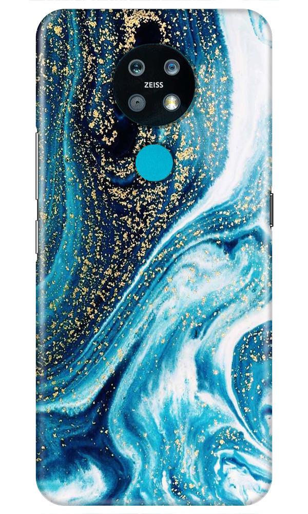 Marble Texture Mobile Back Case for Nokia 7.2 (Design - 308)