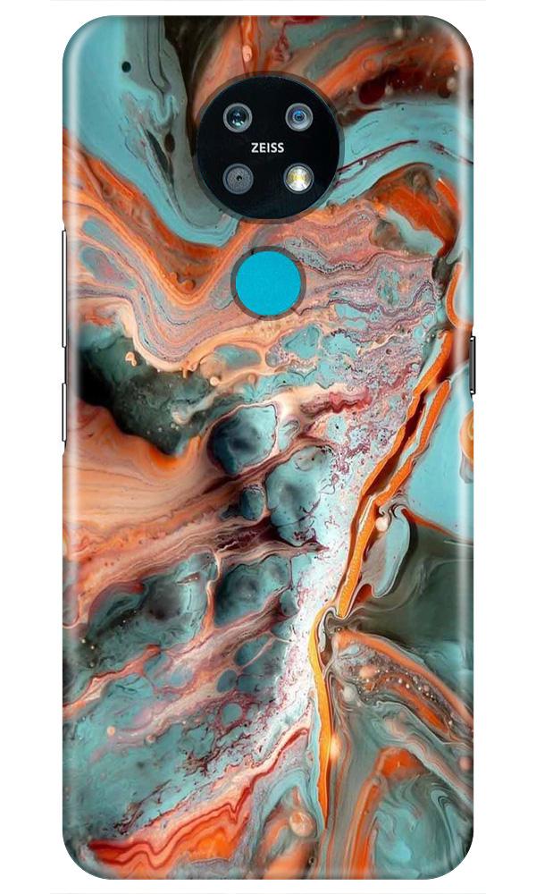 Marble Texture Mobile Back Case for Nokia 7.2 (Design - 309)